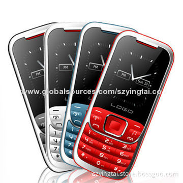 Dual-SIM Mobile Phones with Camera, Bluetooth, MP3, CE/RoHS Mark and Optional Color